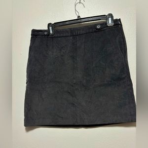BANANA REPUBLIC dark gray corduroy skirt - NWT